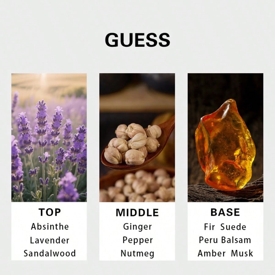 Guess Gold men Eau De Toilette - Perfume Fragrances 评论和价格