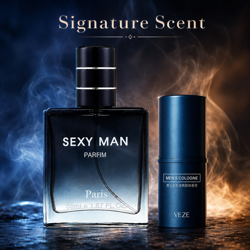 Men’s Perfume Set 2-in-1 Spray - Fragrance Cologne And Perfume 评论和价格