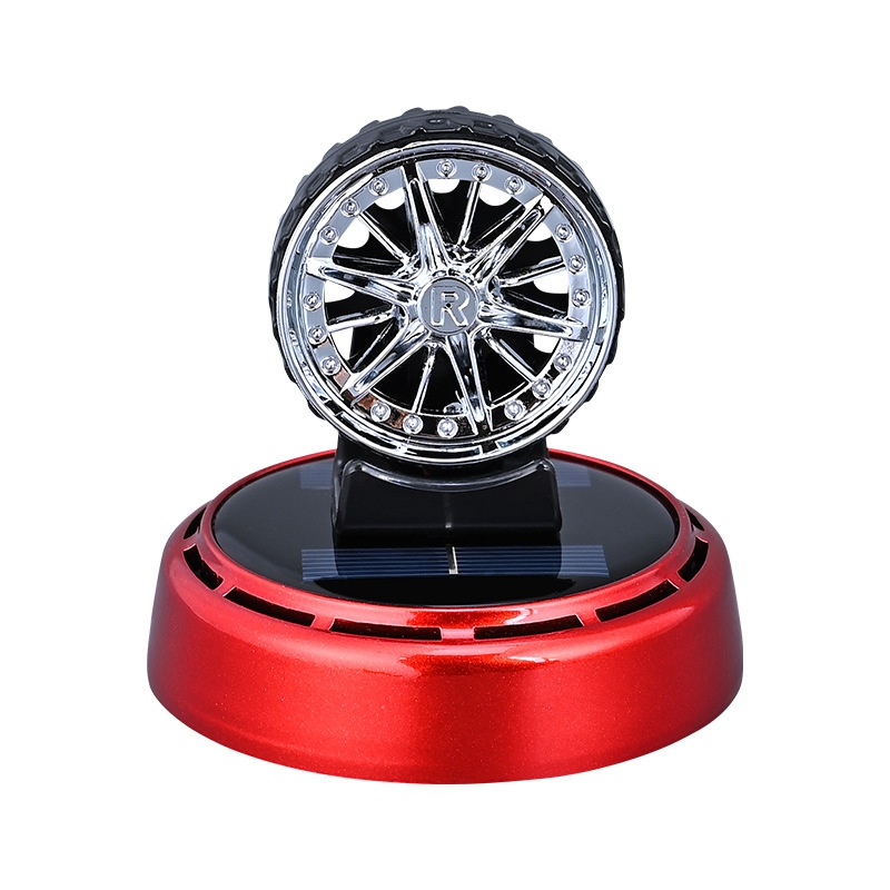 Solar Powered Rotating Tire Ca - Perfume Fragrance Wheel 评论和价格
